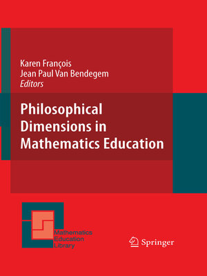 cover image of Philosophical Dimensions in Mathematics Education